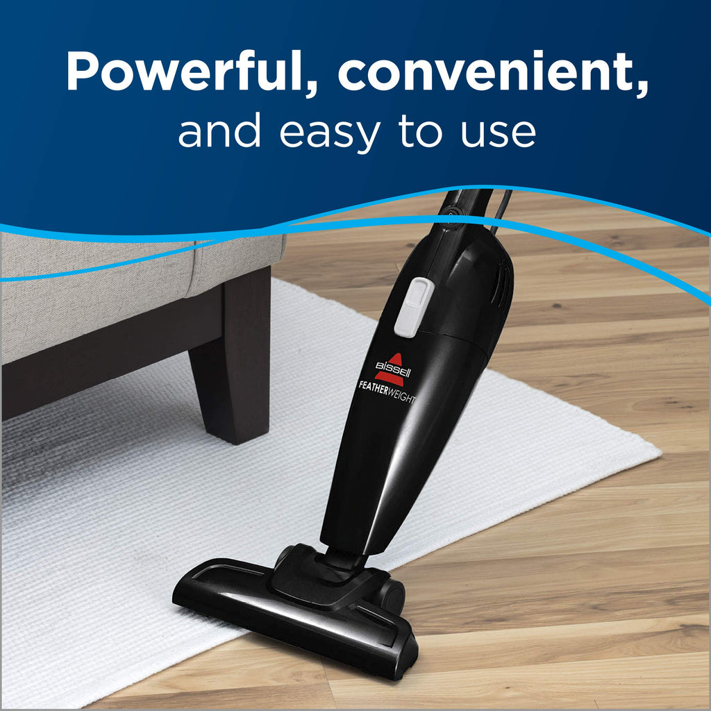 Bagged Lightweight Upright Vacuum Cleaner & Bagless Stick Vacuum with Crevice Tool S46131