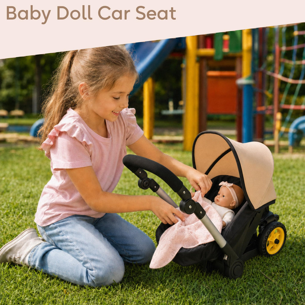 Convertible 2-in-1 Doll Stroller and Car Seat W505