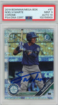 Signed 2019 Bowman Chrome Rookie Baseball Card J493
