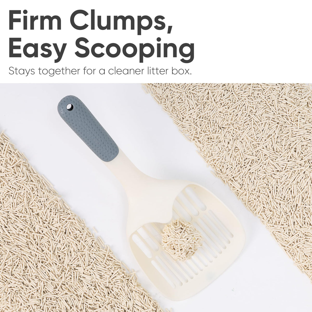 Unscented Plant-Based Clumping Tofu Cat Litter 12 lb X926512
