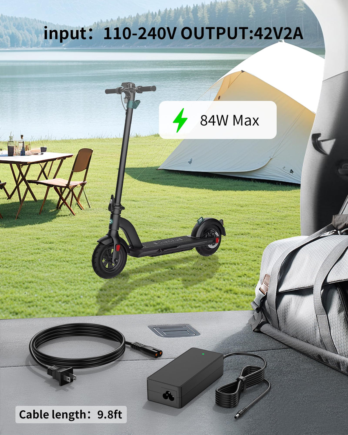42V 2A Charger for Electric Scooters X8475