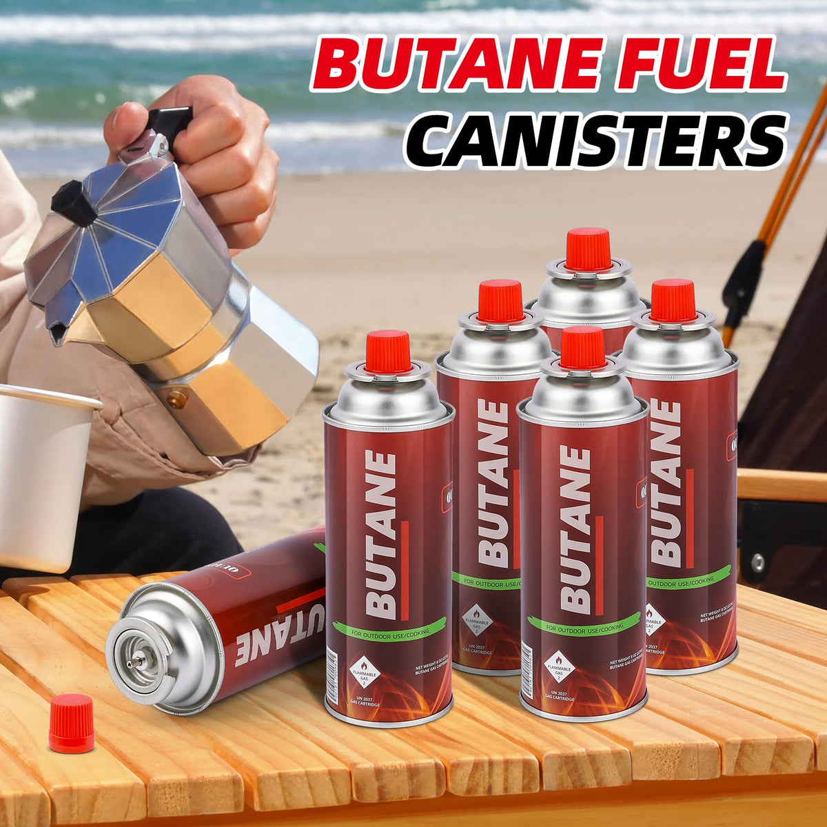 4 Pack Butane Fuel Canisters N698353