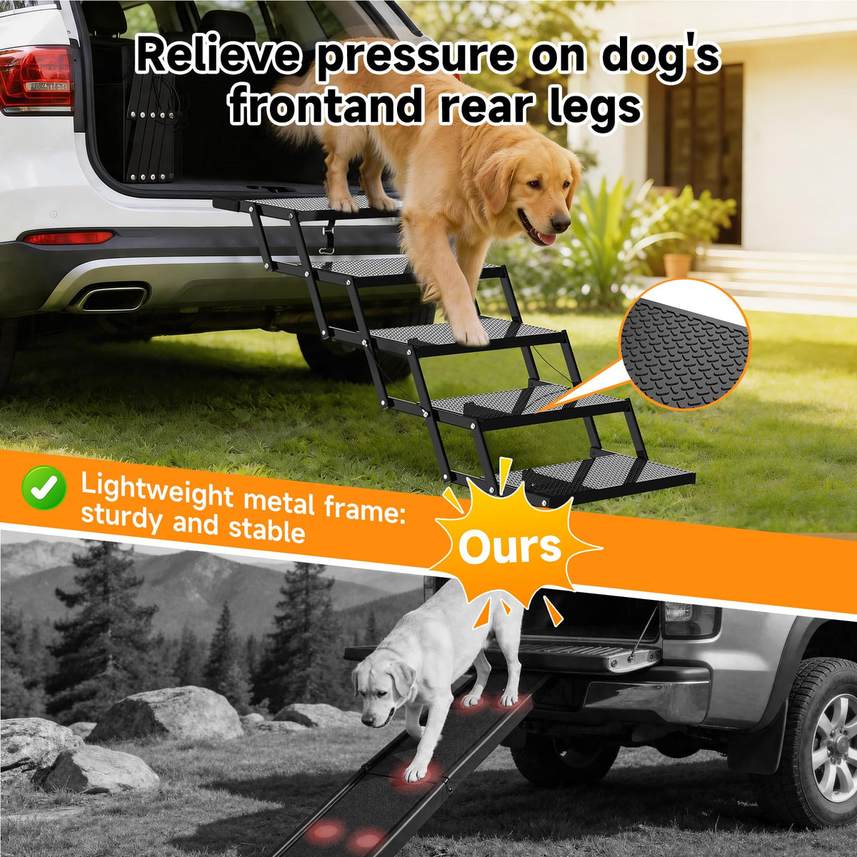 Foldable Dog Stairs S93389