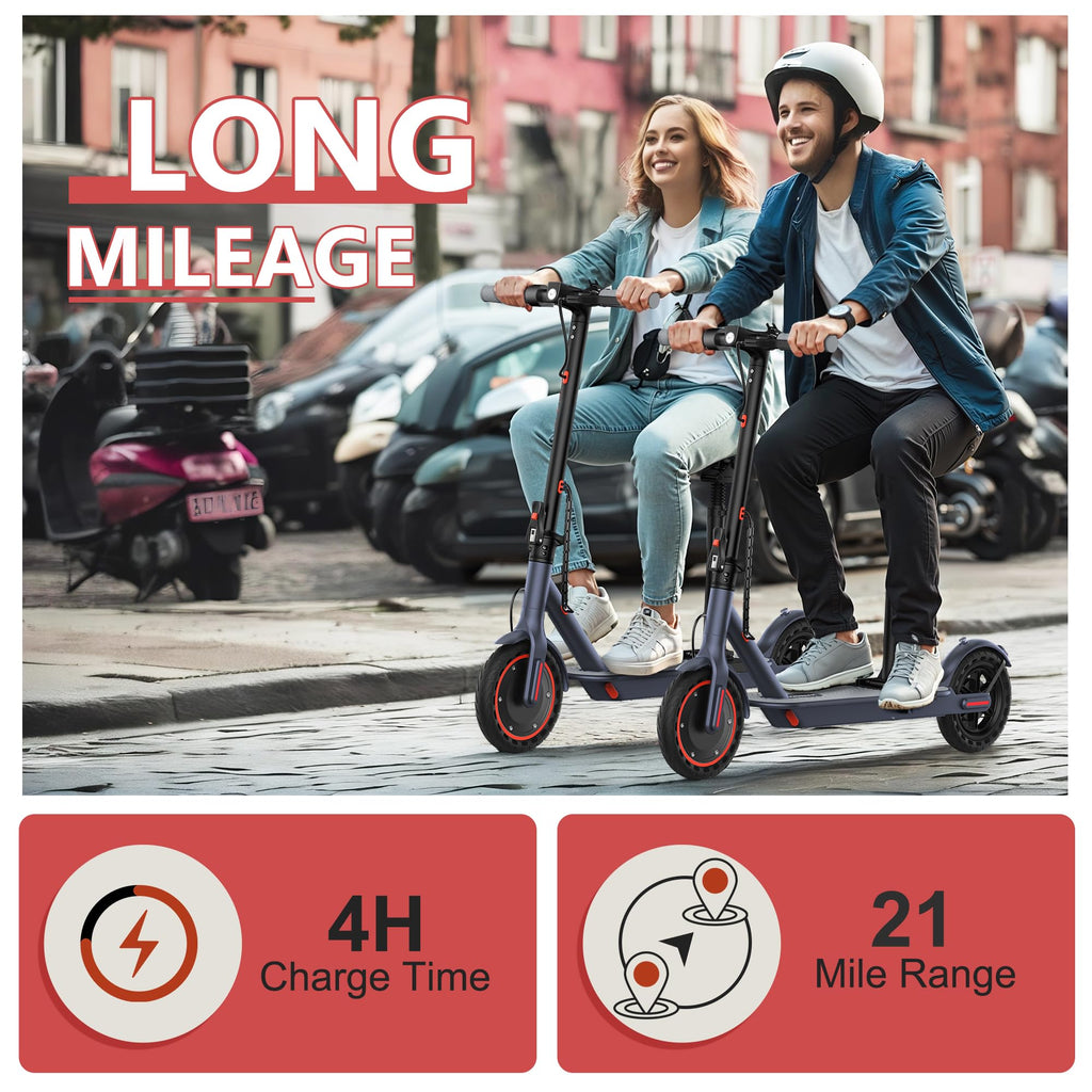 Electric Scooter with 350W/500W Motor, 19-20 MPH, Foldable C874952