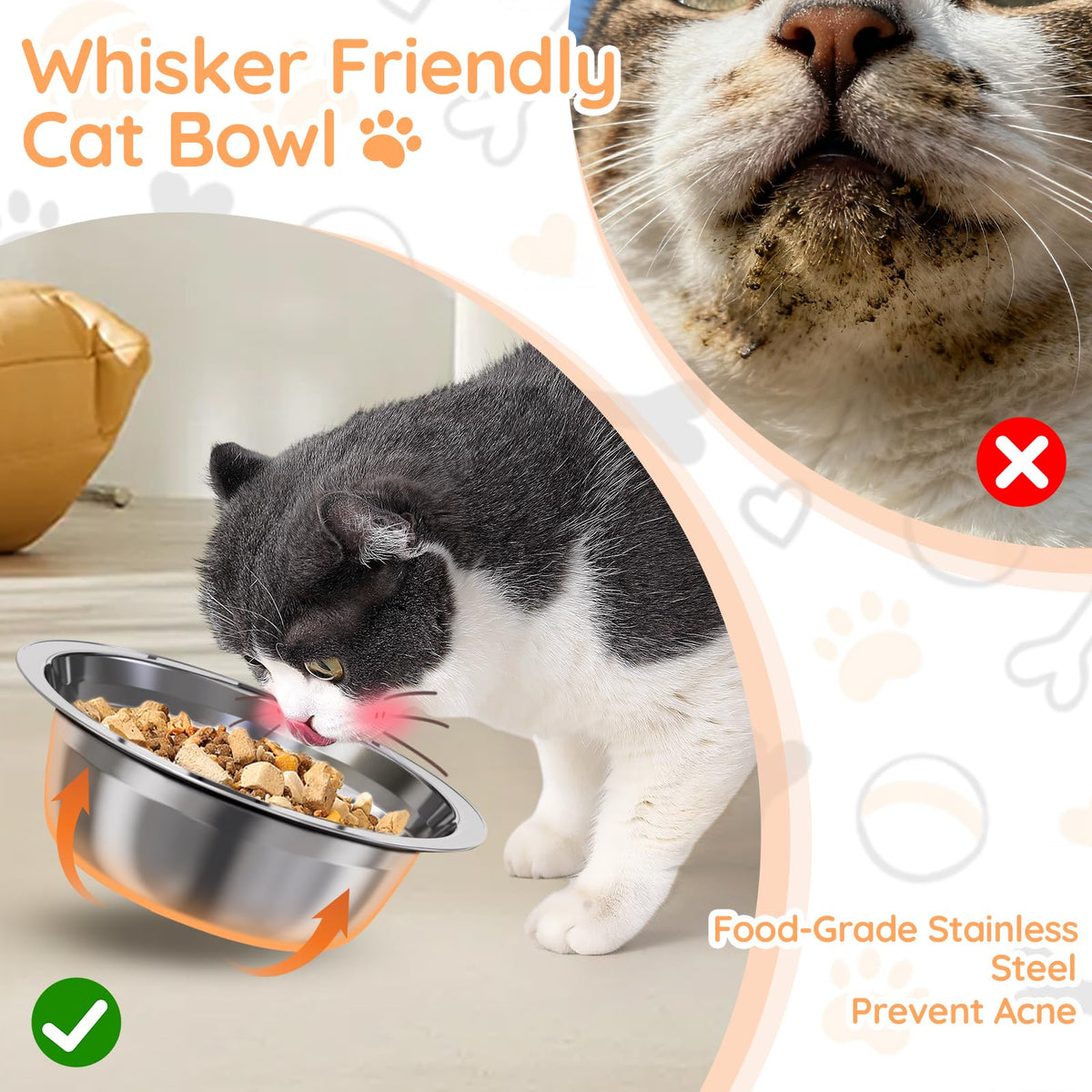 Elevated Cat Bowls with Stand Q677540