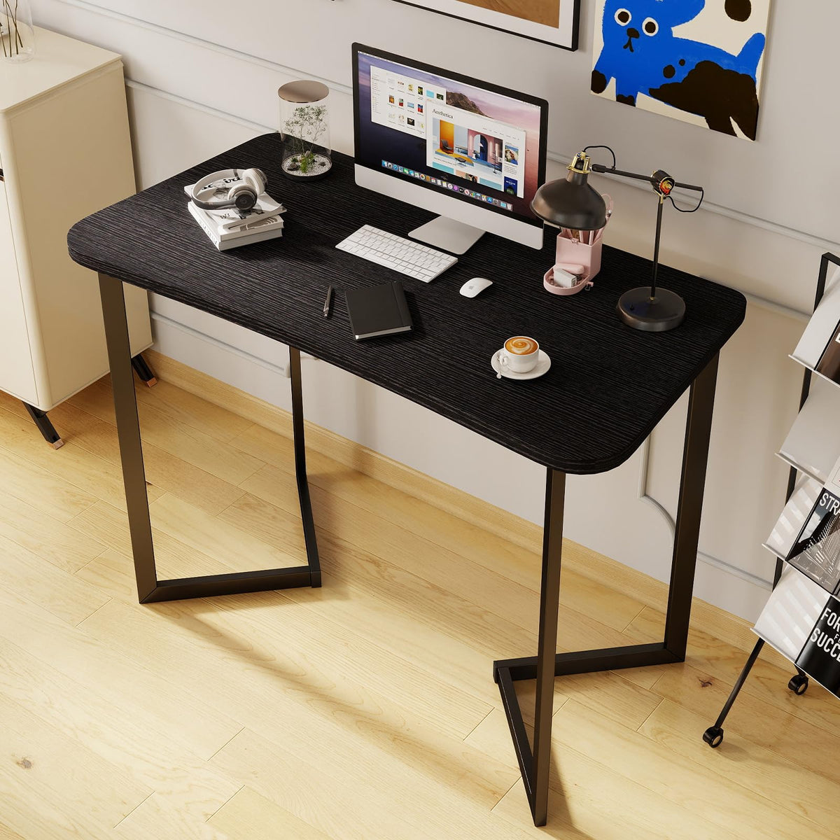 40 Inch Black Computer Desk E362929
