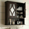 Wall Mounted Bathroom Medicine Cabinet with Towel Rack 22x25 inch P371348