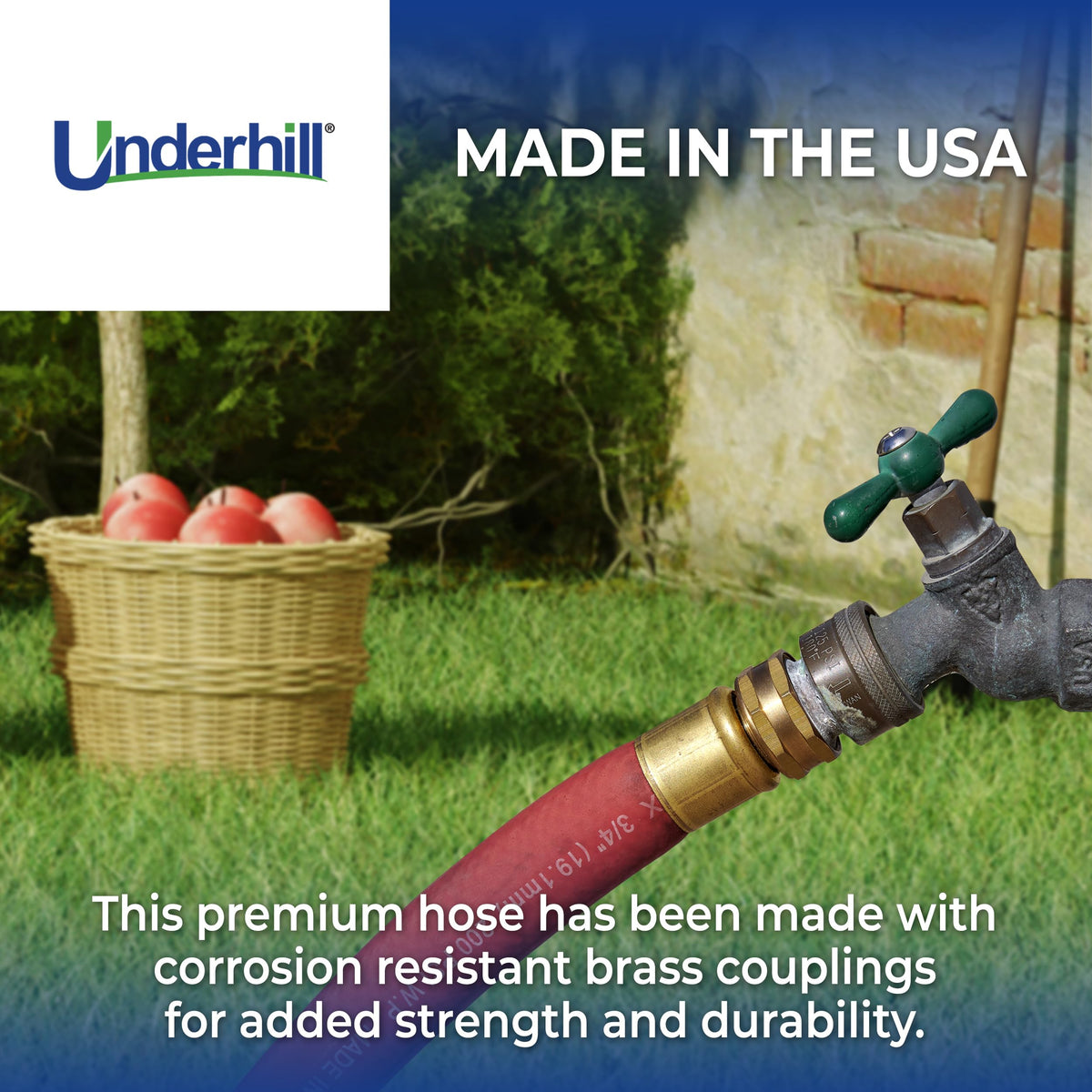 100 ft Rubber Flexible Anti-Kink Garden Water Hose P7844