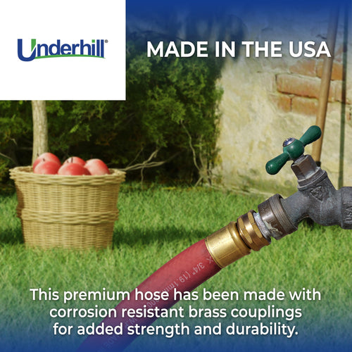 100 ft Rubber Flexible Anti-Kink Garden Water Hose P7844