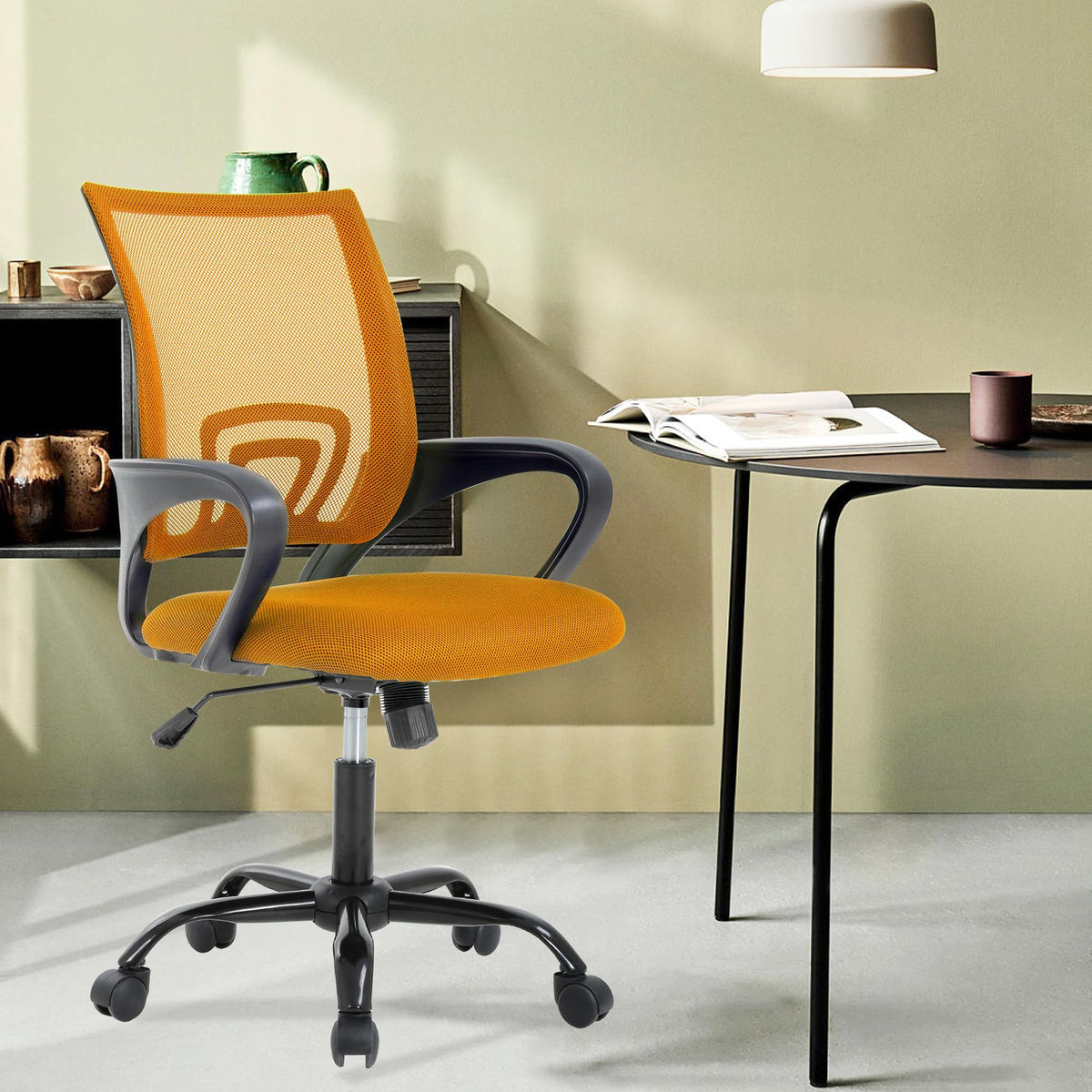 Orange Mesh Ergonomic Office Chair K559323