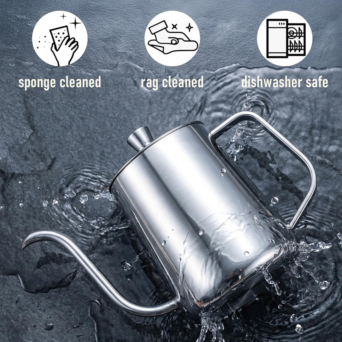 20 oz Stainless Steel Pour Over Kettle S758