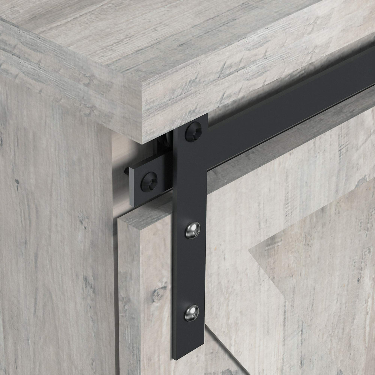 65 Inch Oak TV Stand with Storage Cabinet H53289