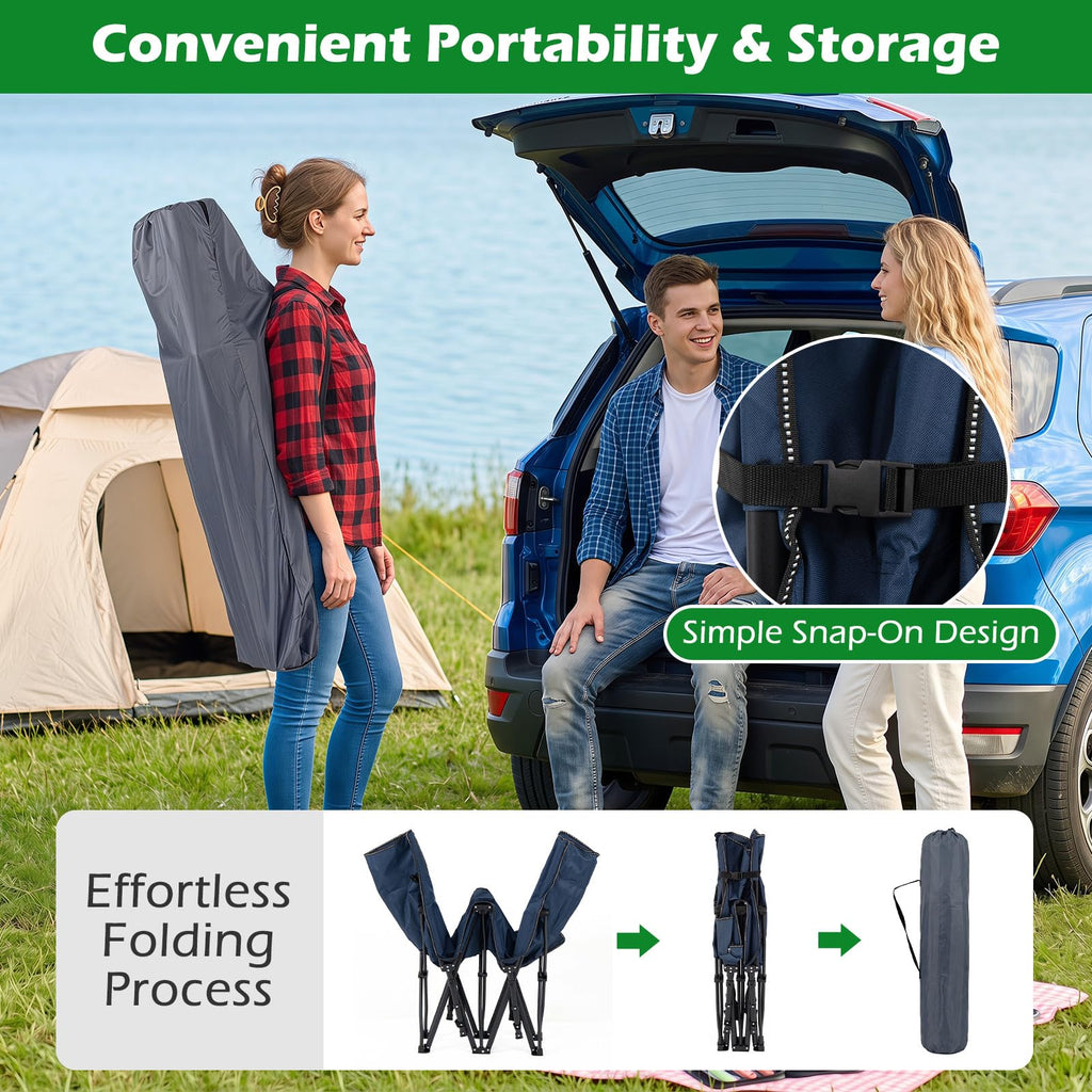 Camping Cot with Padded Mat H935475