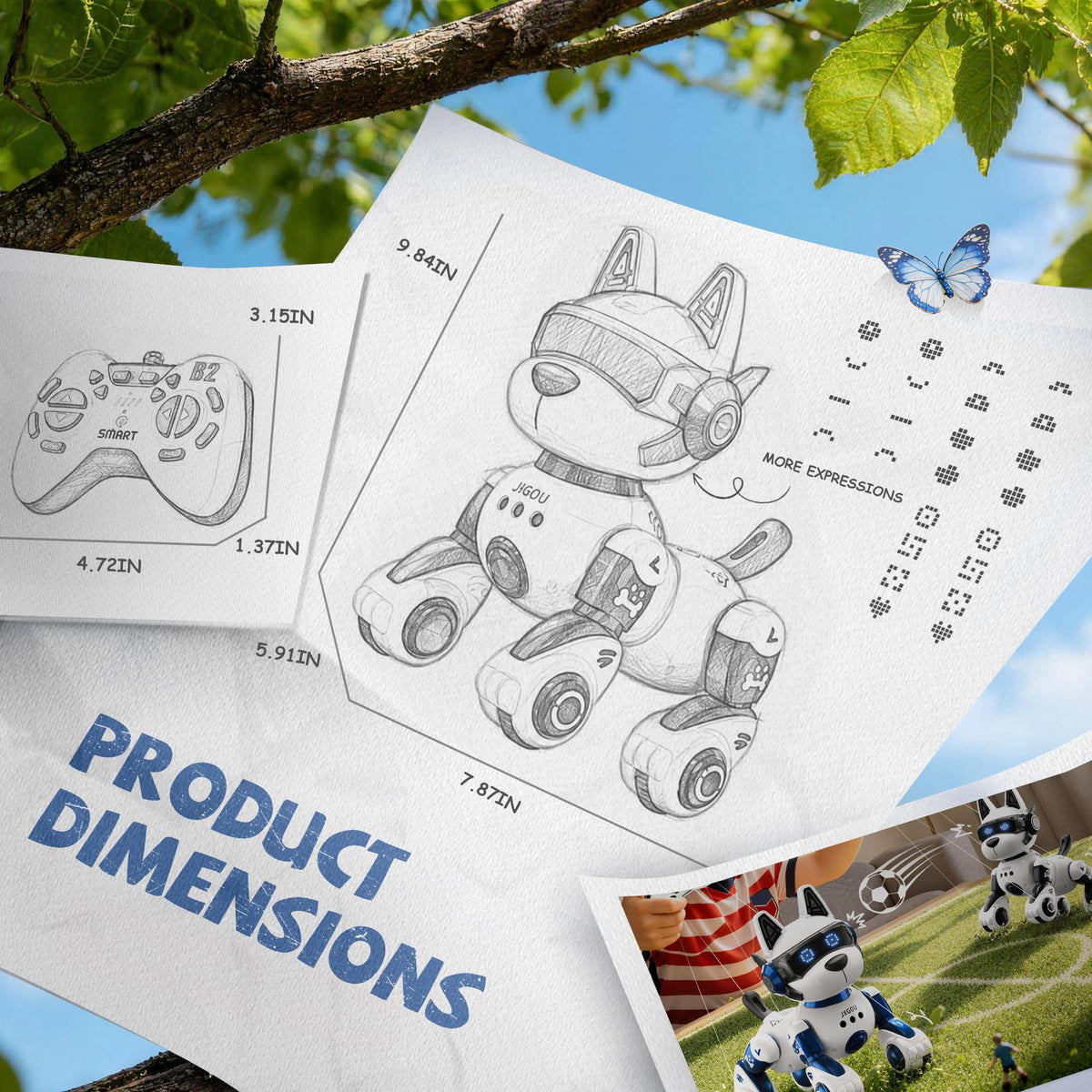 Remote Control Robot Dog C728181