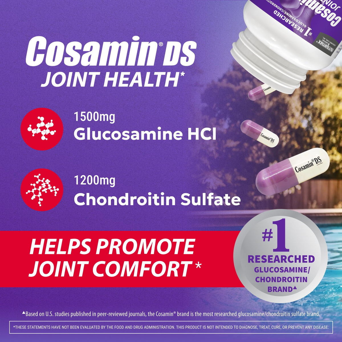 Glucosamine Chondroitin 180 Capsules O786888