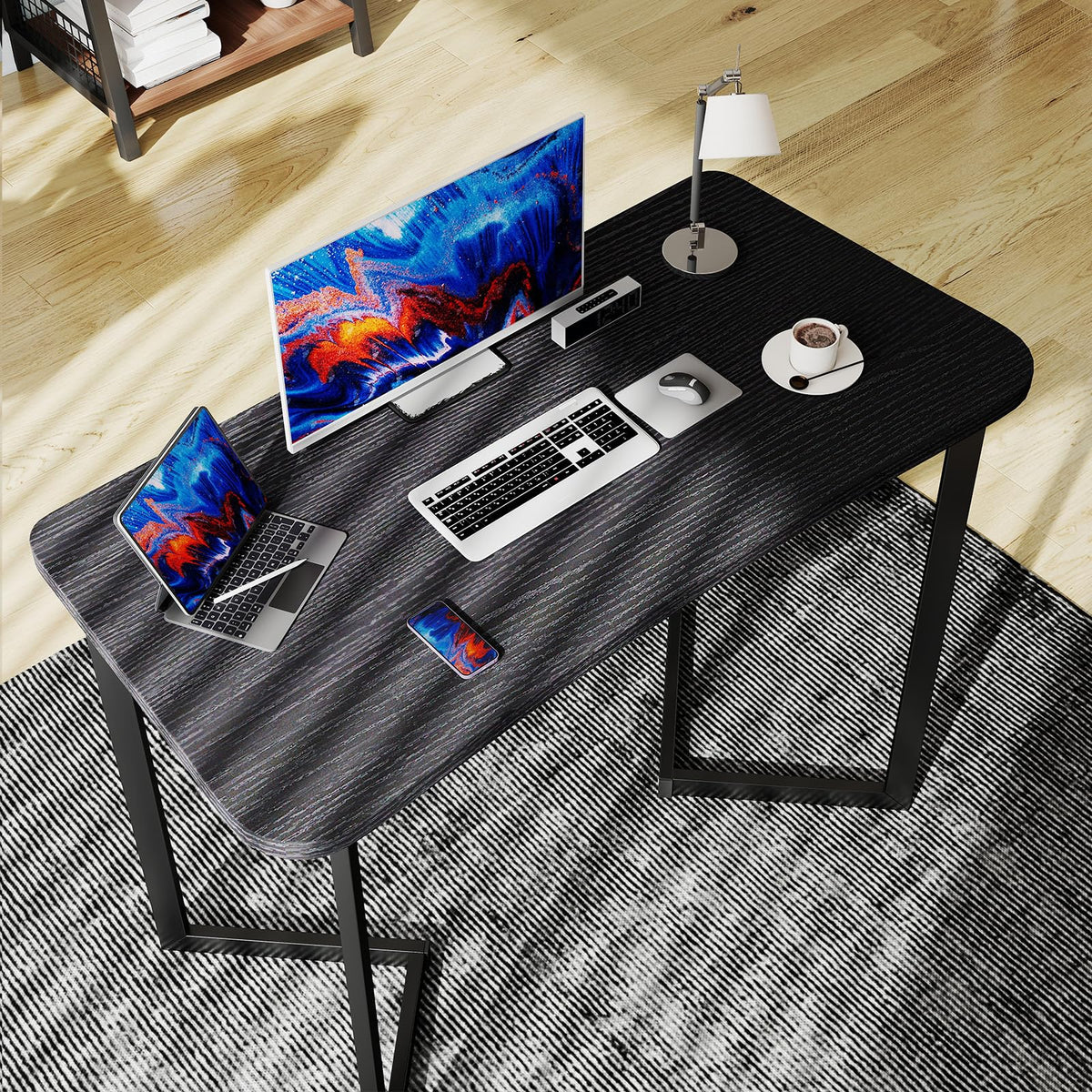 40 Inch Black Computer Desk E362929